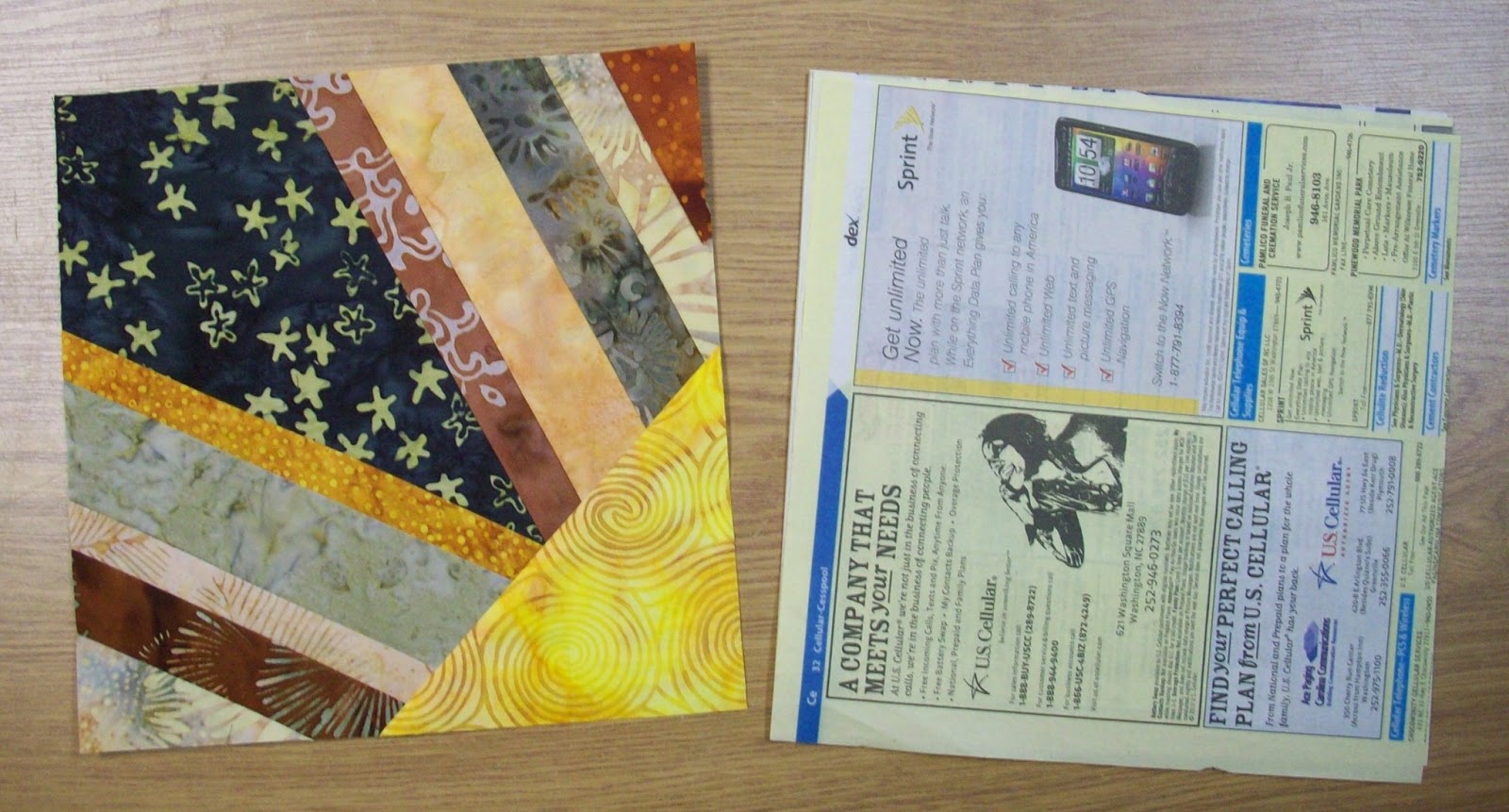 TALK IS CHEAP QUILTS Another Phone Book Quilt