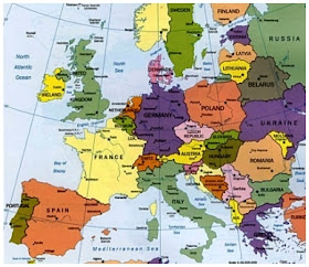 mapa europa atual. Europa atual,