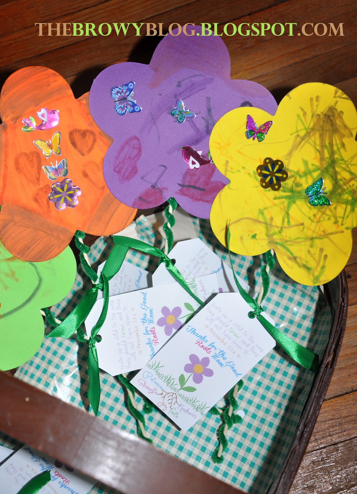 The Browy Blog: Mother's Day Sunday School Craft