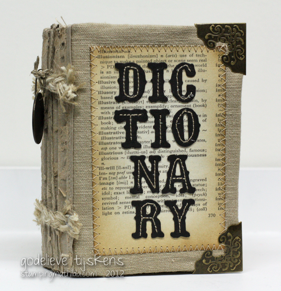 StampingMathilda Dictionary Cover