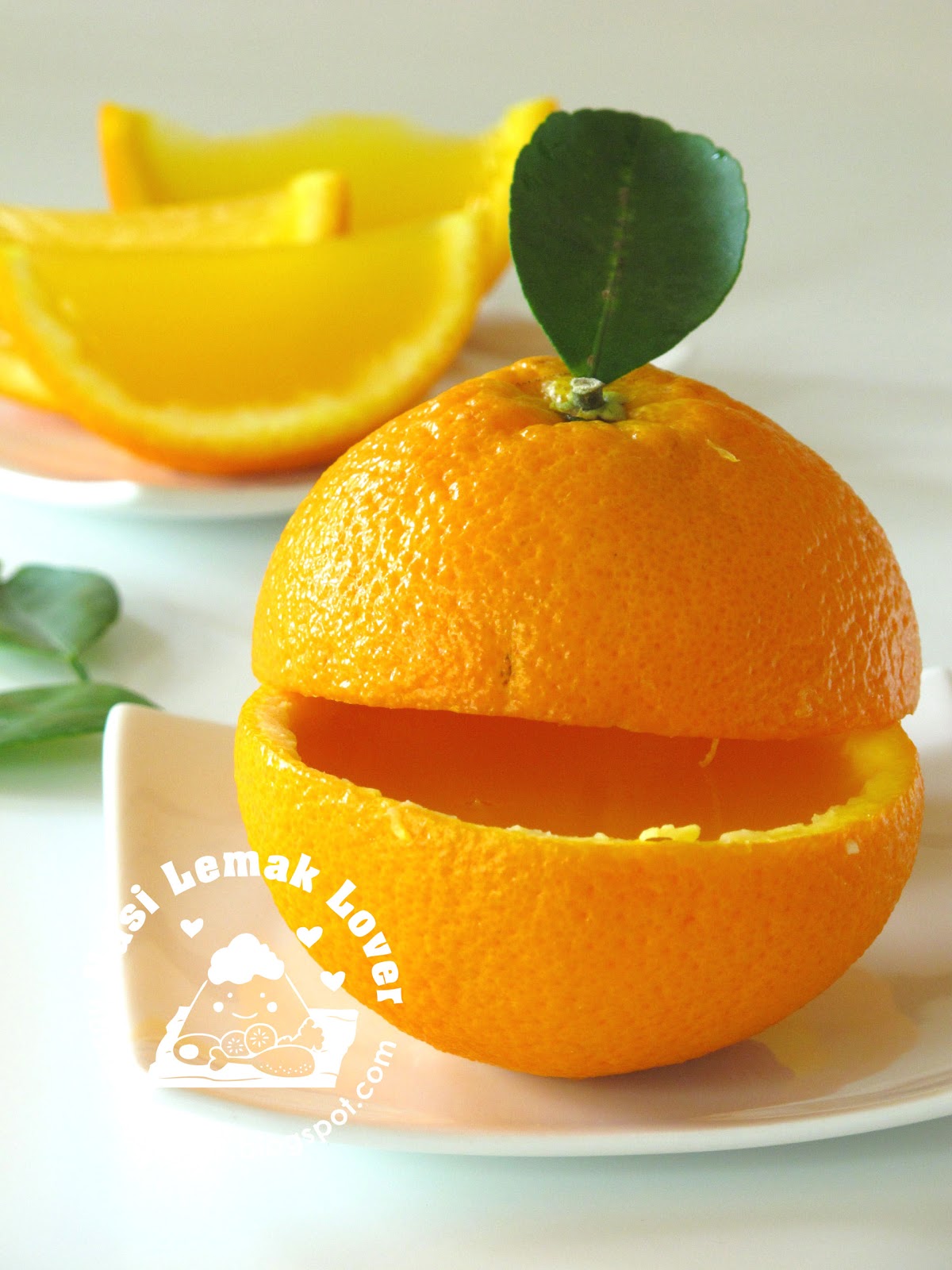 Nasi Lemak Lover Orange AgarAgar Jelly, so refreshing!