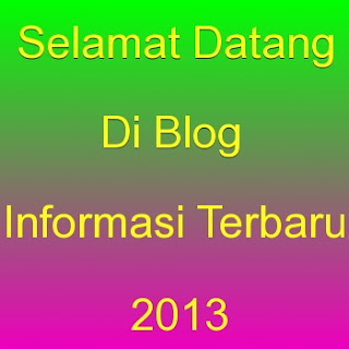 Selamat Datang Di Blog Informasi Terbaru 2013