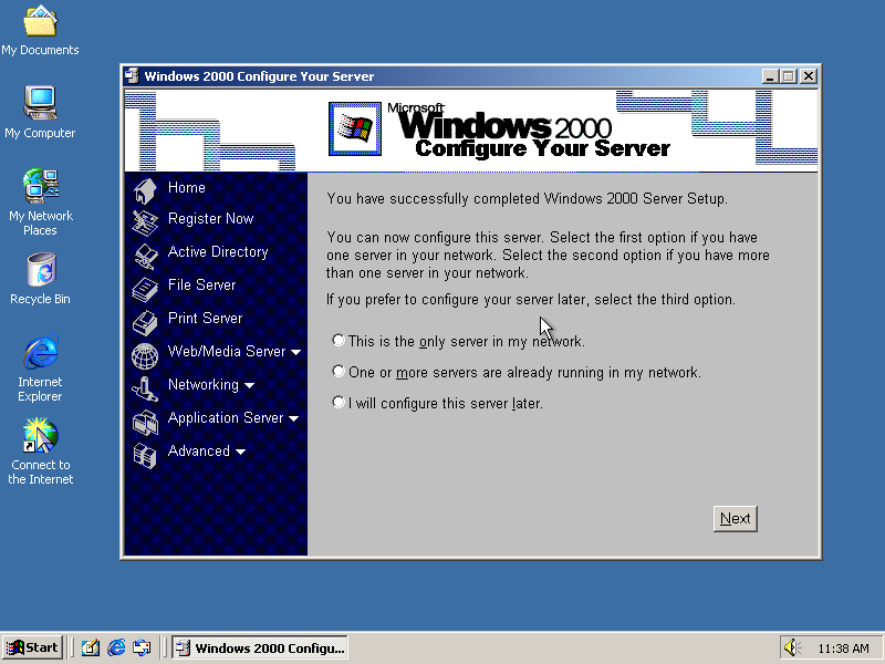 Windows 2000 Server  -  4