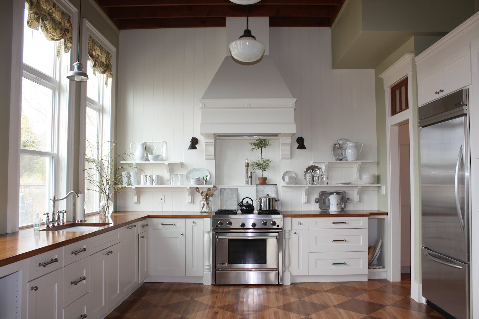 Favorite “Pin” Friday Kitchen Makeover from 1912 Home - Beneath My Heart