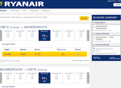 Νέες φθηνές πτήσεις από Ryanair