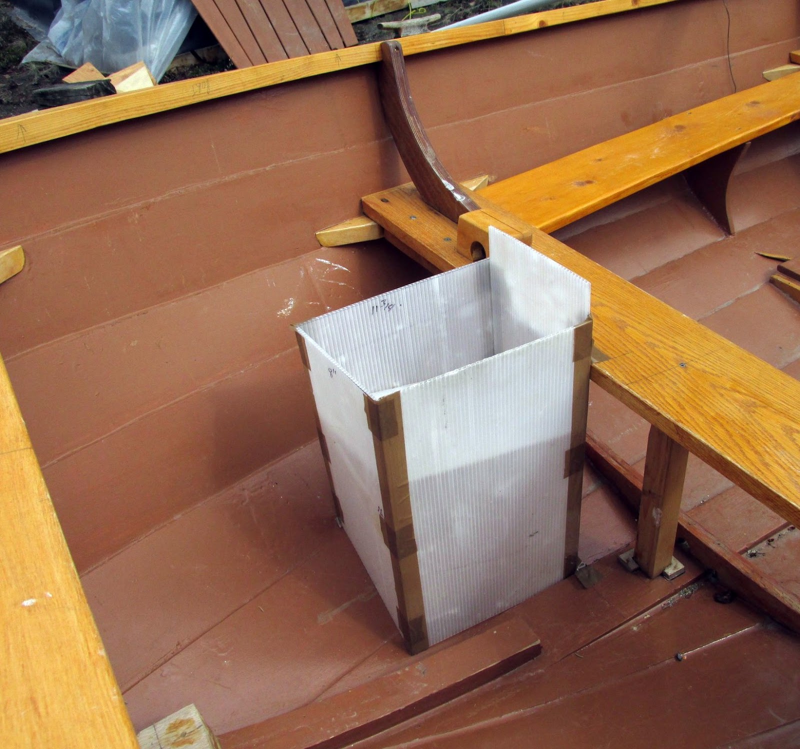 Building a Caledonia Yawl Outboard Motor Well
