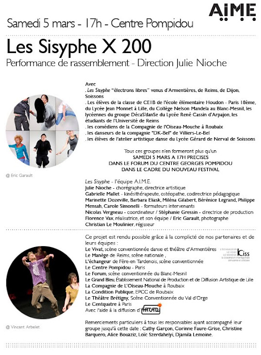 Les Sisyphe, performances de rassemblement