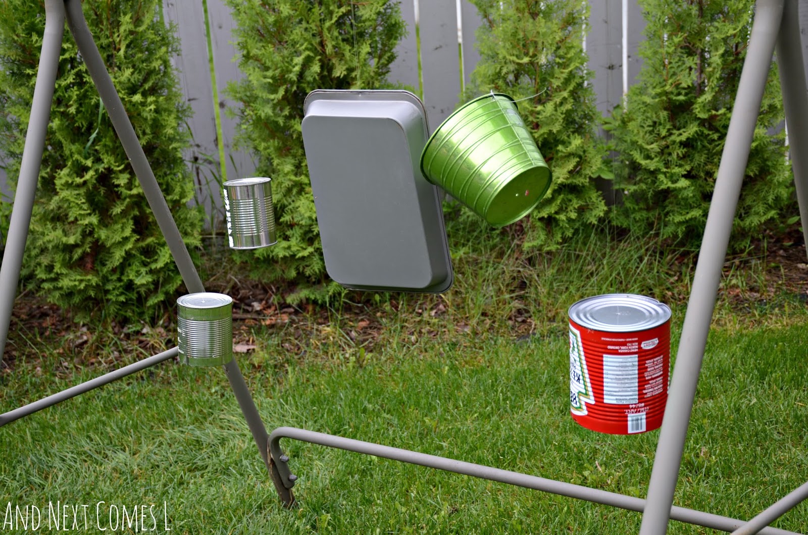 How to Make a DIY Outdoor Music Station for Kids And Next Comes L