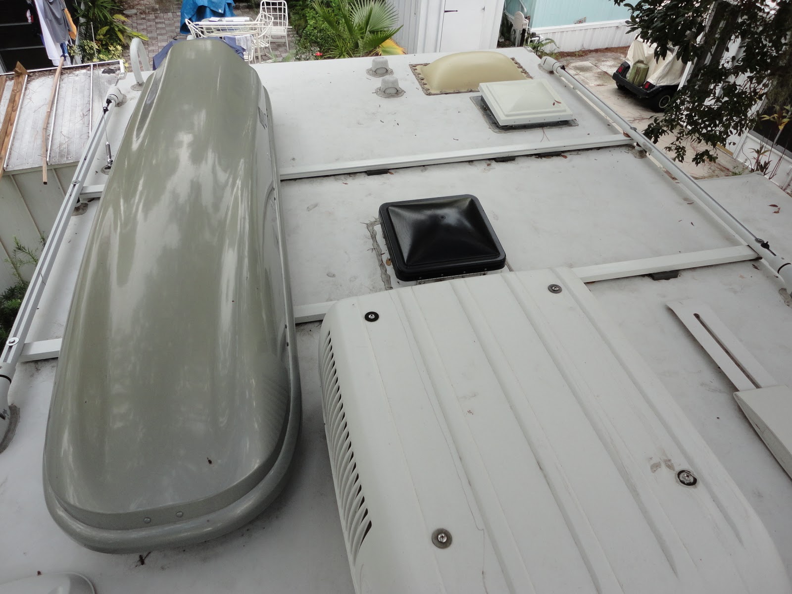 2005 Lance Camper for sale Roof views and exterior vents and valves