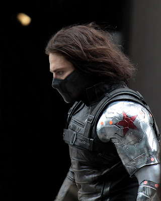 Captain America Winter Soldier Set Photo of Sebastian Stan