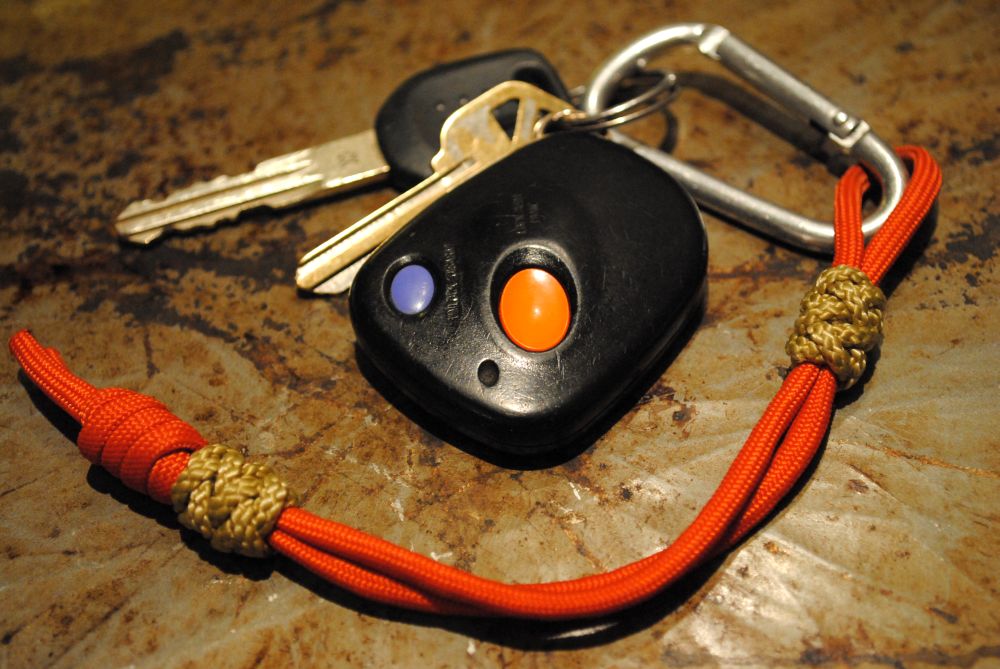 CUrchin Knot Simple Key Lanyard