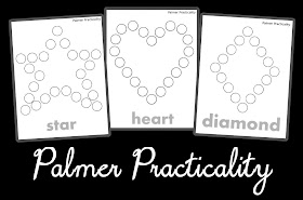 Palmer Practicality: Do a Dot Printables- More Shapes!