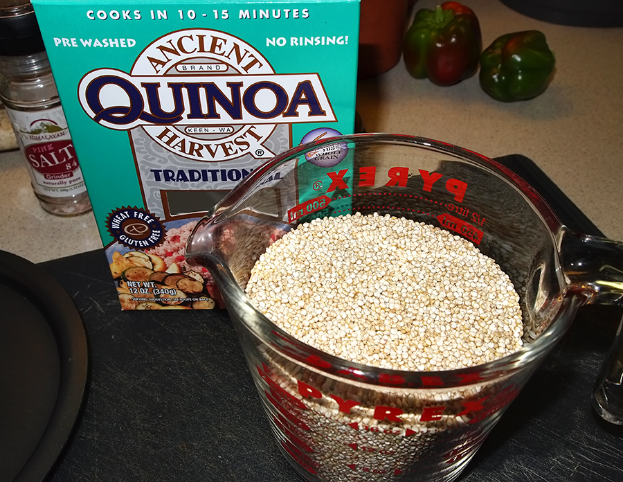 The Queen's Table What's That? Quinoa Cold Veggie Salad