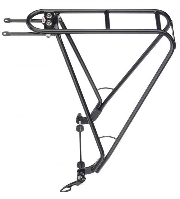 Bike Racks on a Classic Road Race Bicycle That Has No Eyelets For A