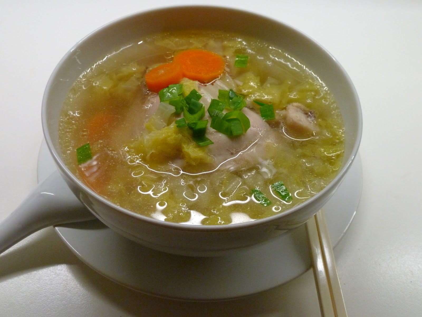 Family FECS Chinese Doubleboiled Carrot and Chicken Soup Using Pressure Cooker