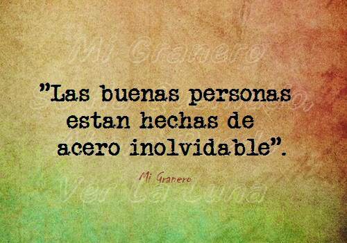 Resultado de imagen de Lo que importa es ser buena persona