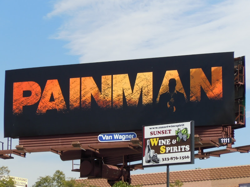 Painman comic billboard