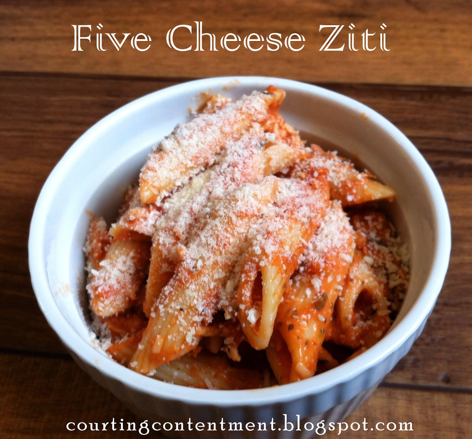 Courting Contentment Copycat Five Cheese Ziti From Olive Garden