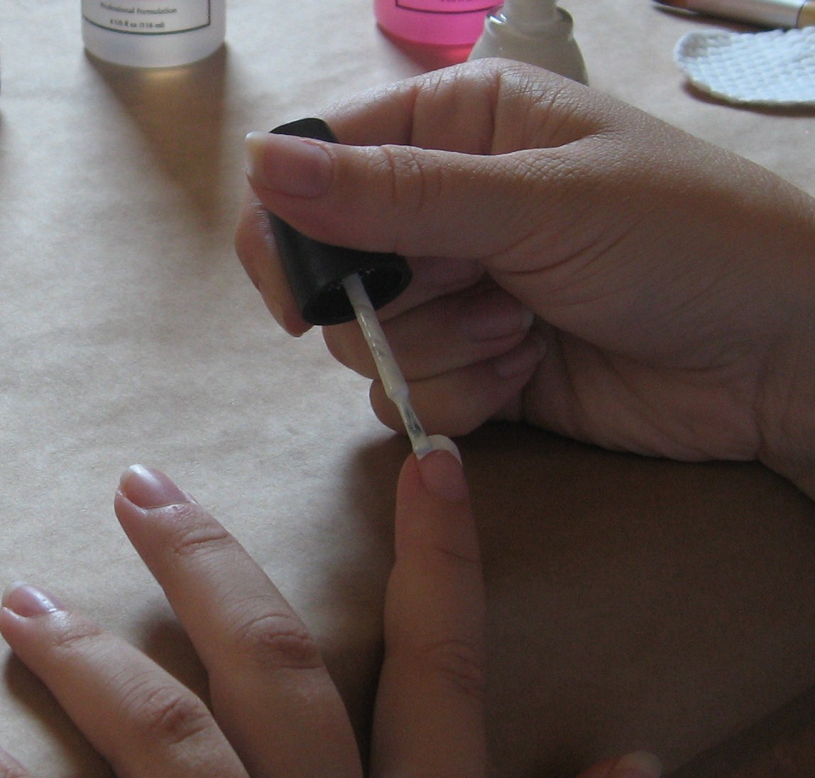 Crafts After College: Three Ways for French Tipped Nails