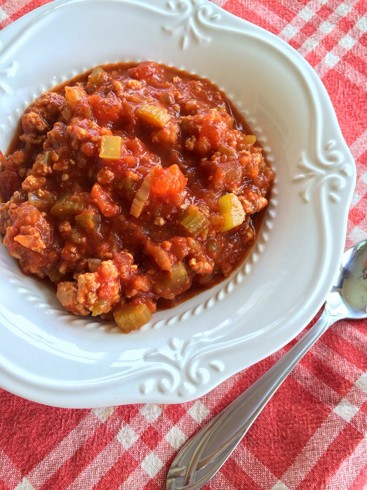 The Audacious Cook Turkey Veggie Crock Pot Chili
