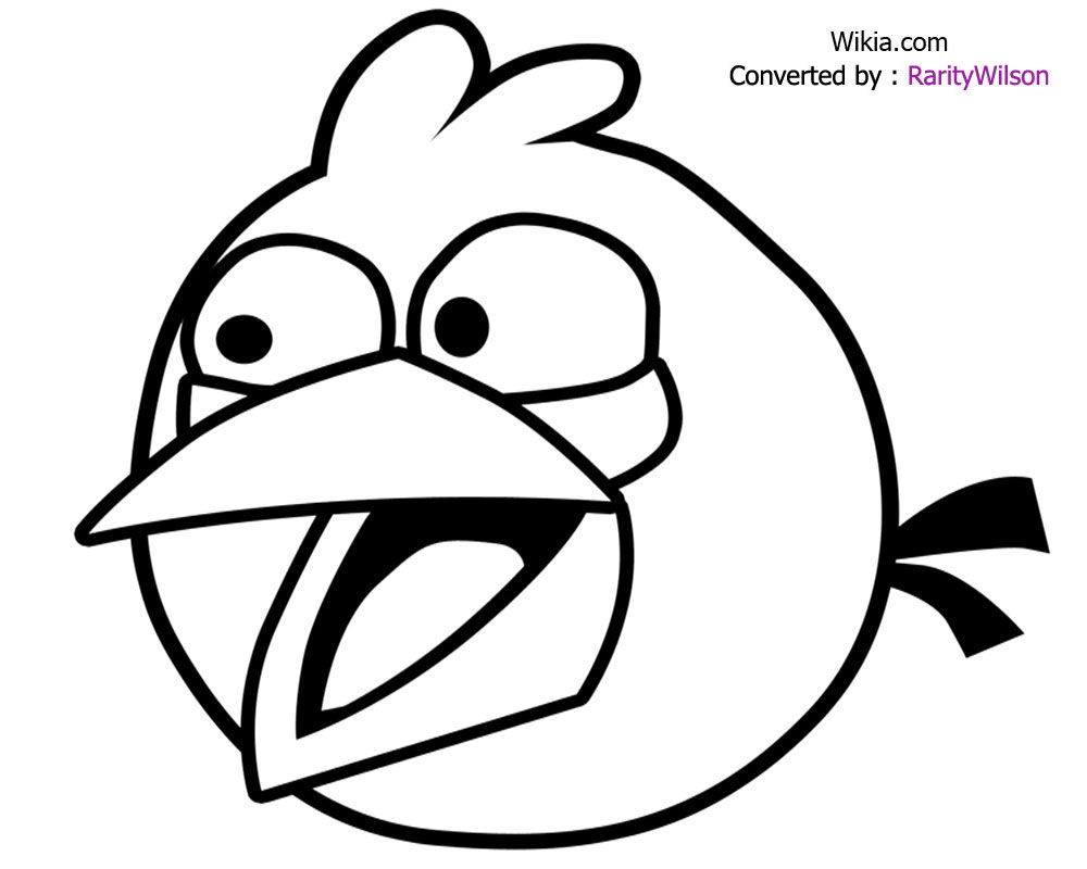 Angry Birds Character Coloring Pages | Minister Coloring