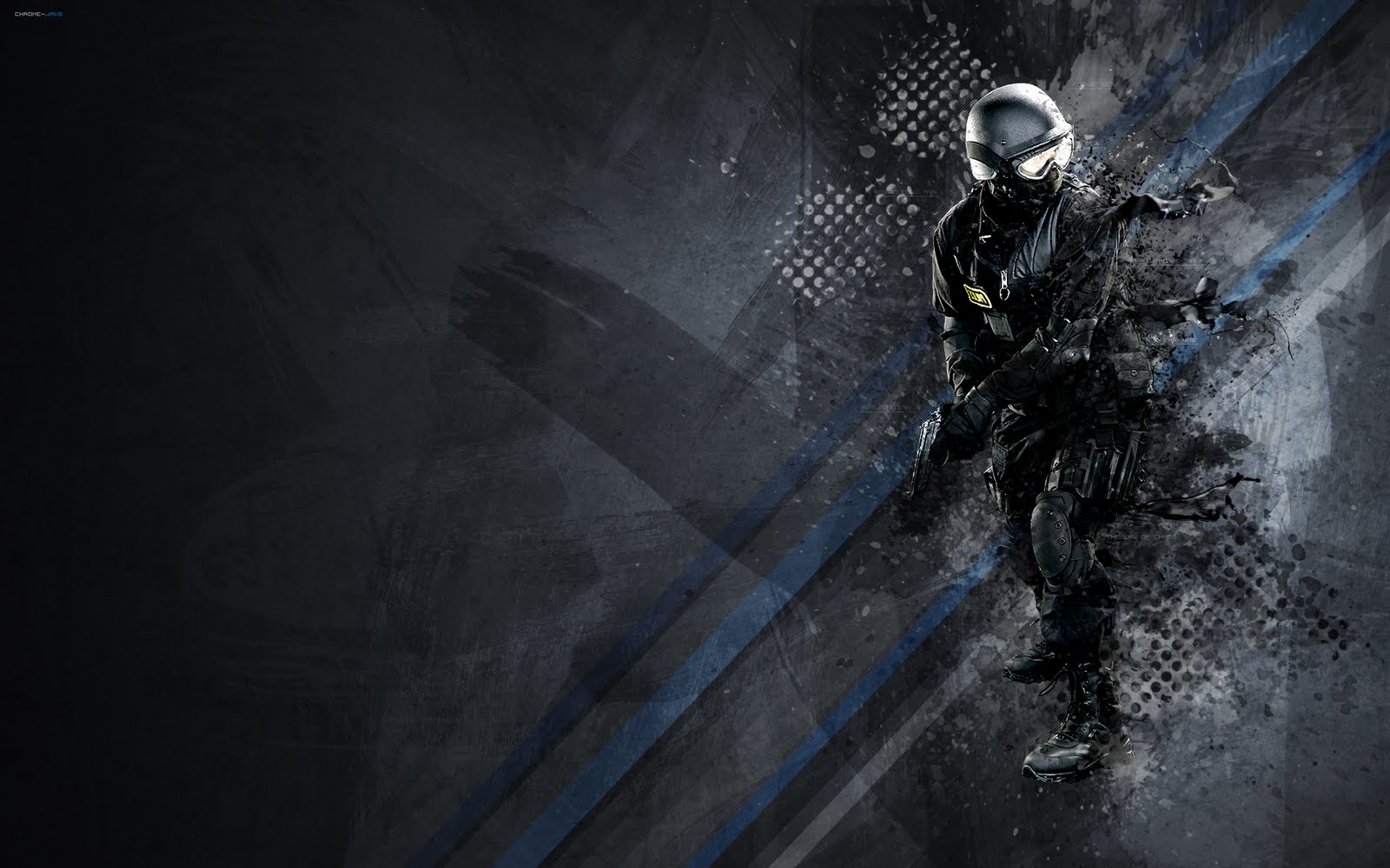 Police Abstract HD Wallpaper - Wallpapers For You | All the best wallpapers