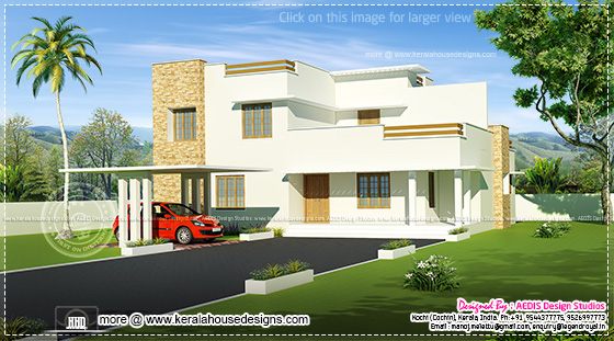Contemporary white home design
