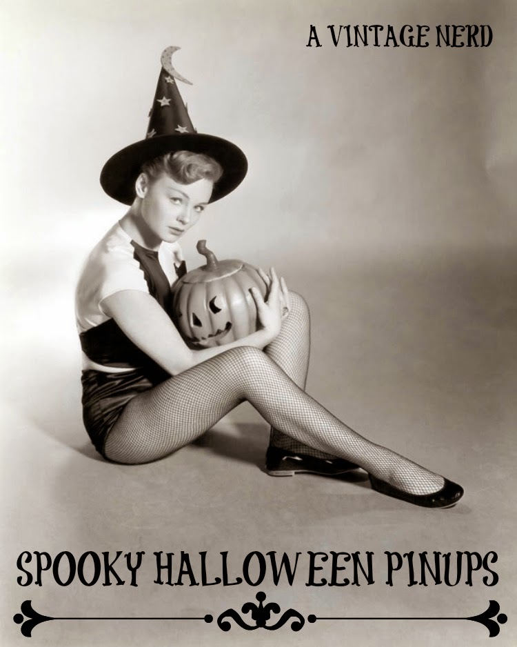 A Vintage Nerd, Vintage Halloween Pinups, Vintage Blog