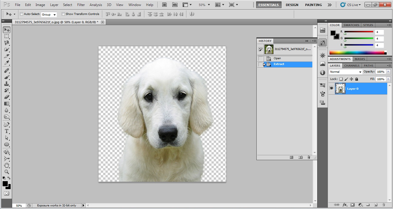 Download & Learning Extract Image Perfectly from Background using