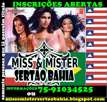 MISS E MISTER SERTÃO BAHIA