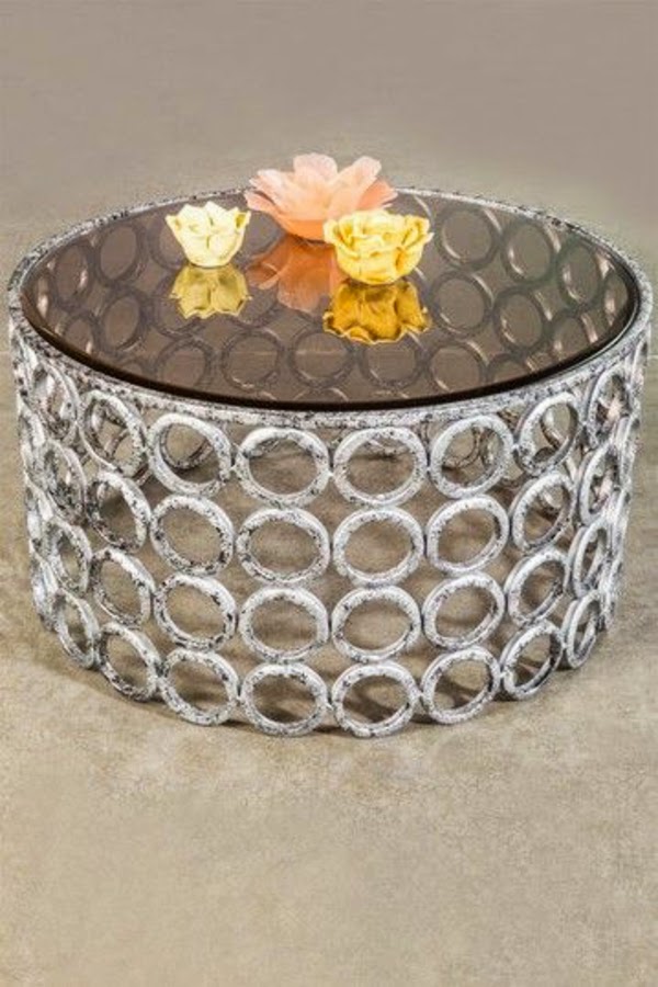 22 elegant luxury silver coffee table and side table designs