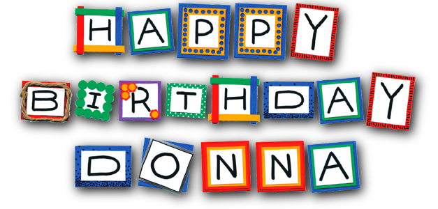 Image result for Happy Birthday DOnna Clipart