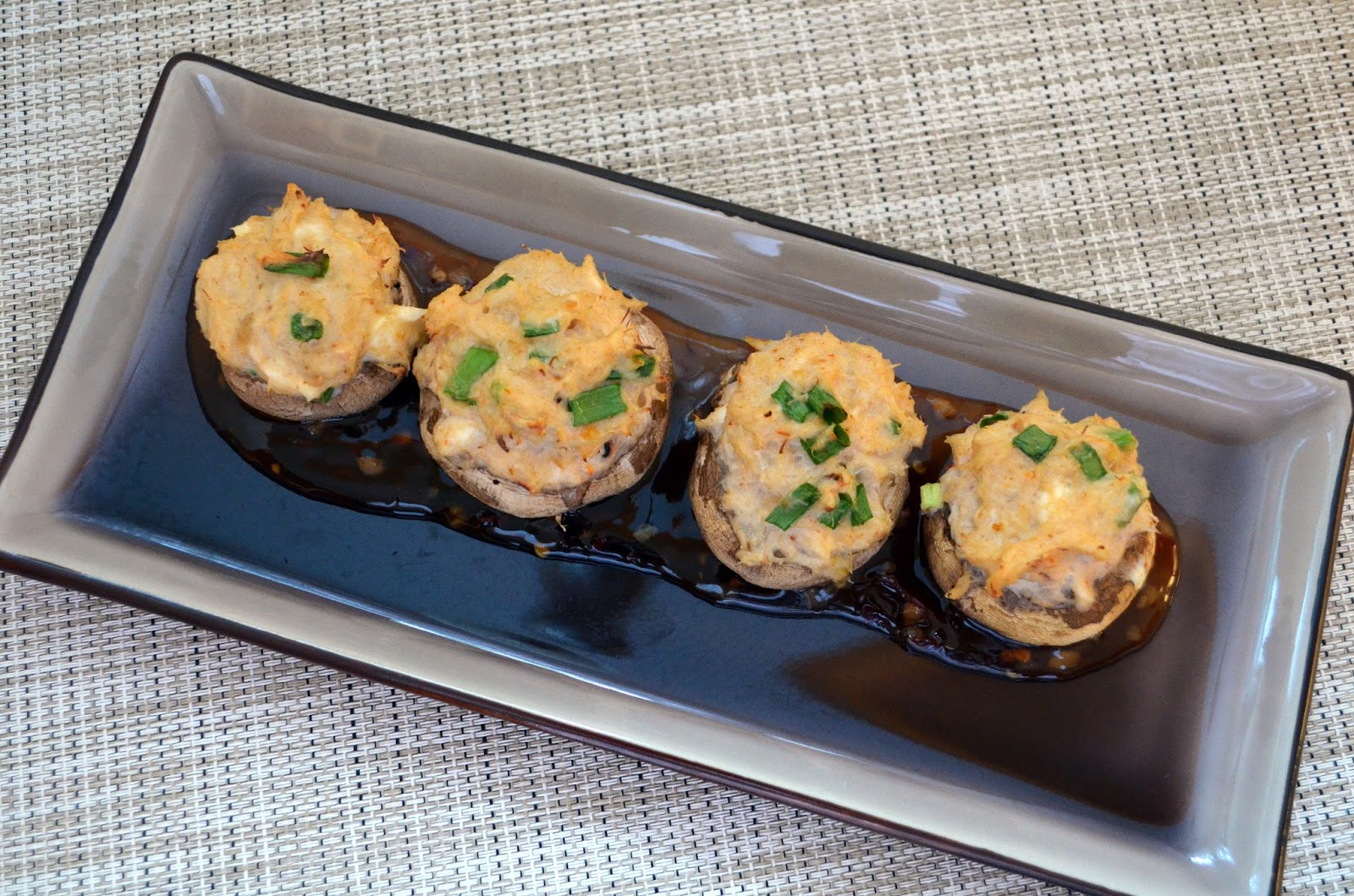 Flavors by Four Crab Rangoon Stuffed Mushrooms