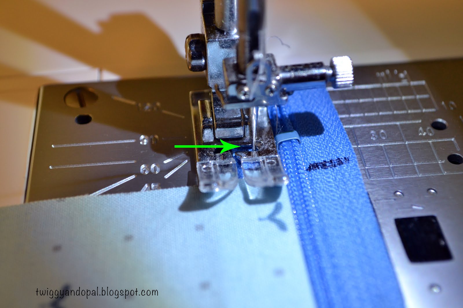 Twiggy and Opal Glue Basting A Zipper Tutorial