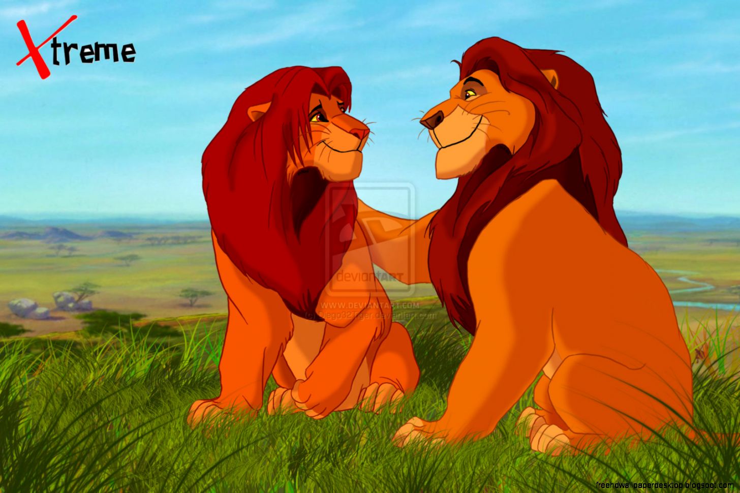 The Lion King Mufasa and Simba HD Wallpaper Image for PC The Lion King Mufasa and Simba HD Wallpaper Image for PC