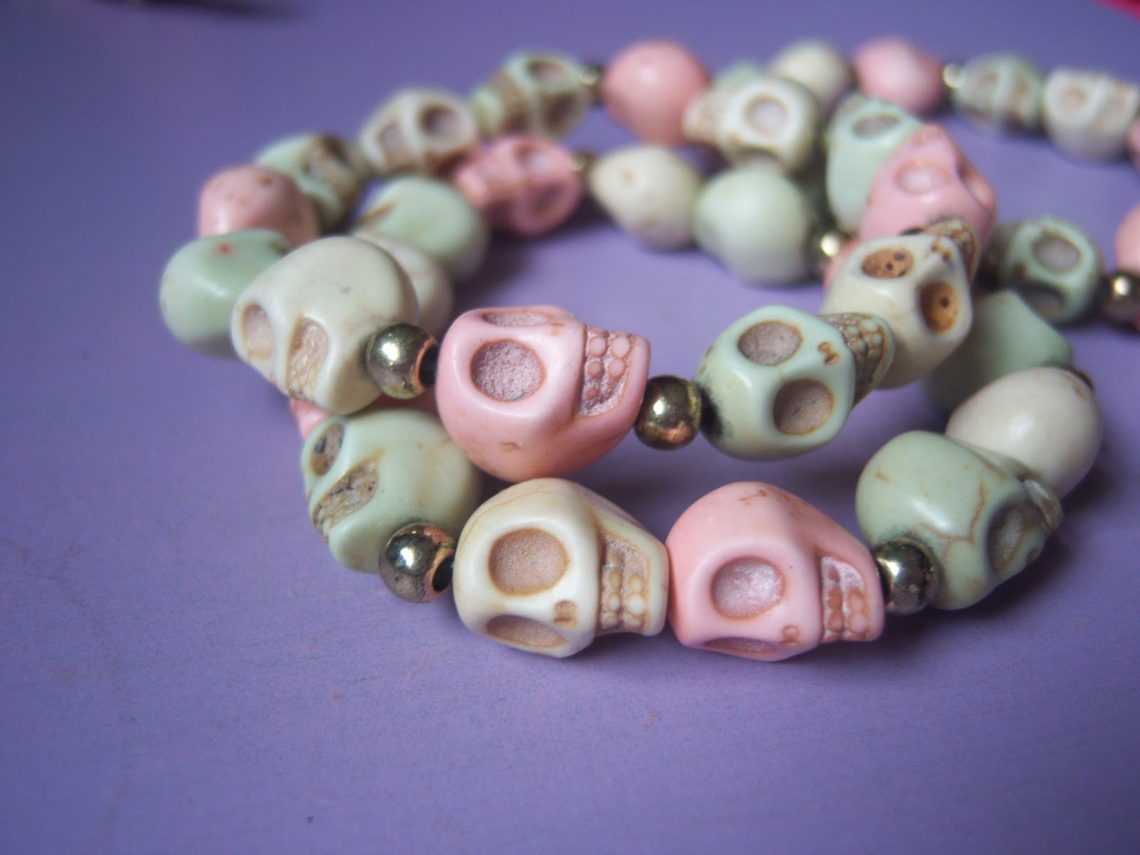 Mind Body Beauty Pastel and Gold Arm Candy