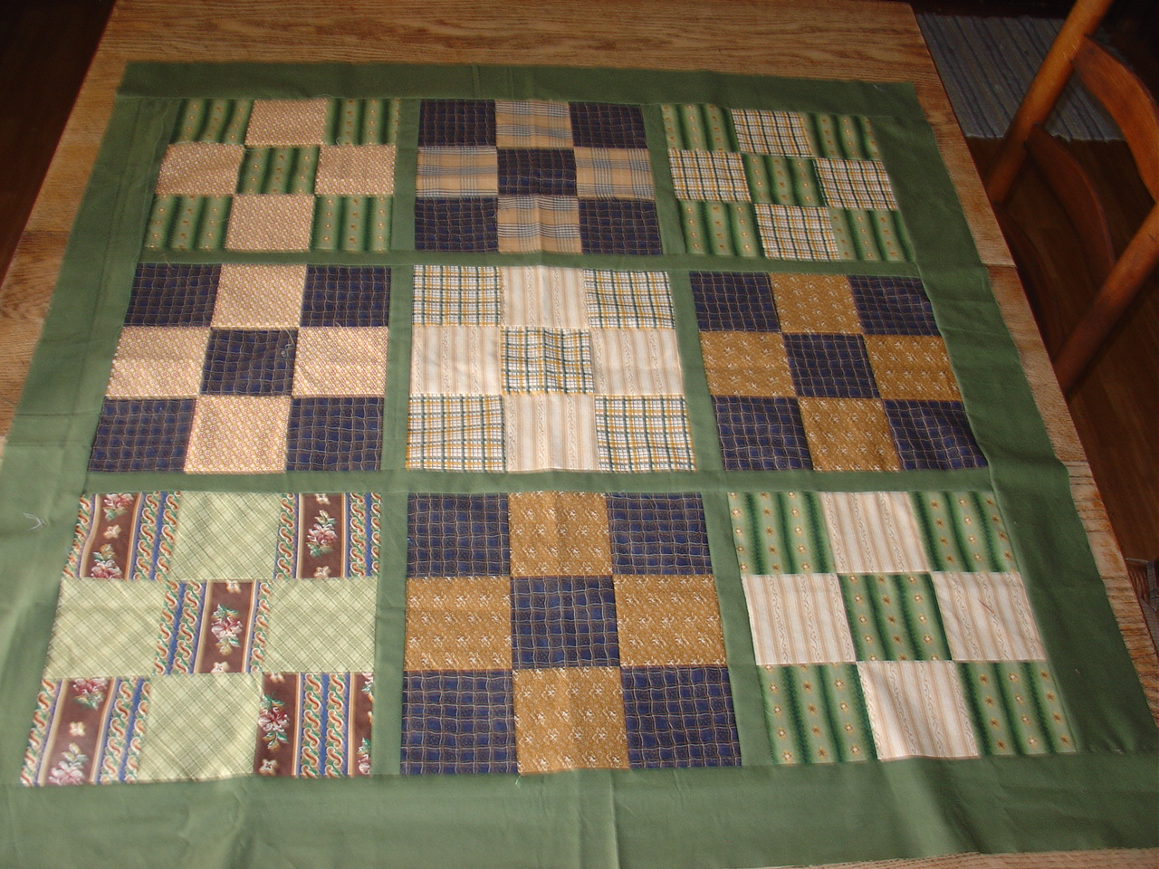 Treadlestitches Charity Quilt Size Chart