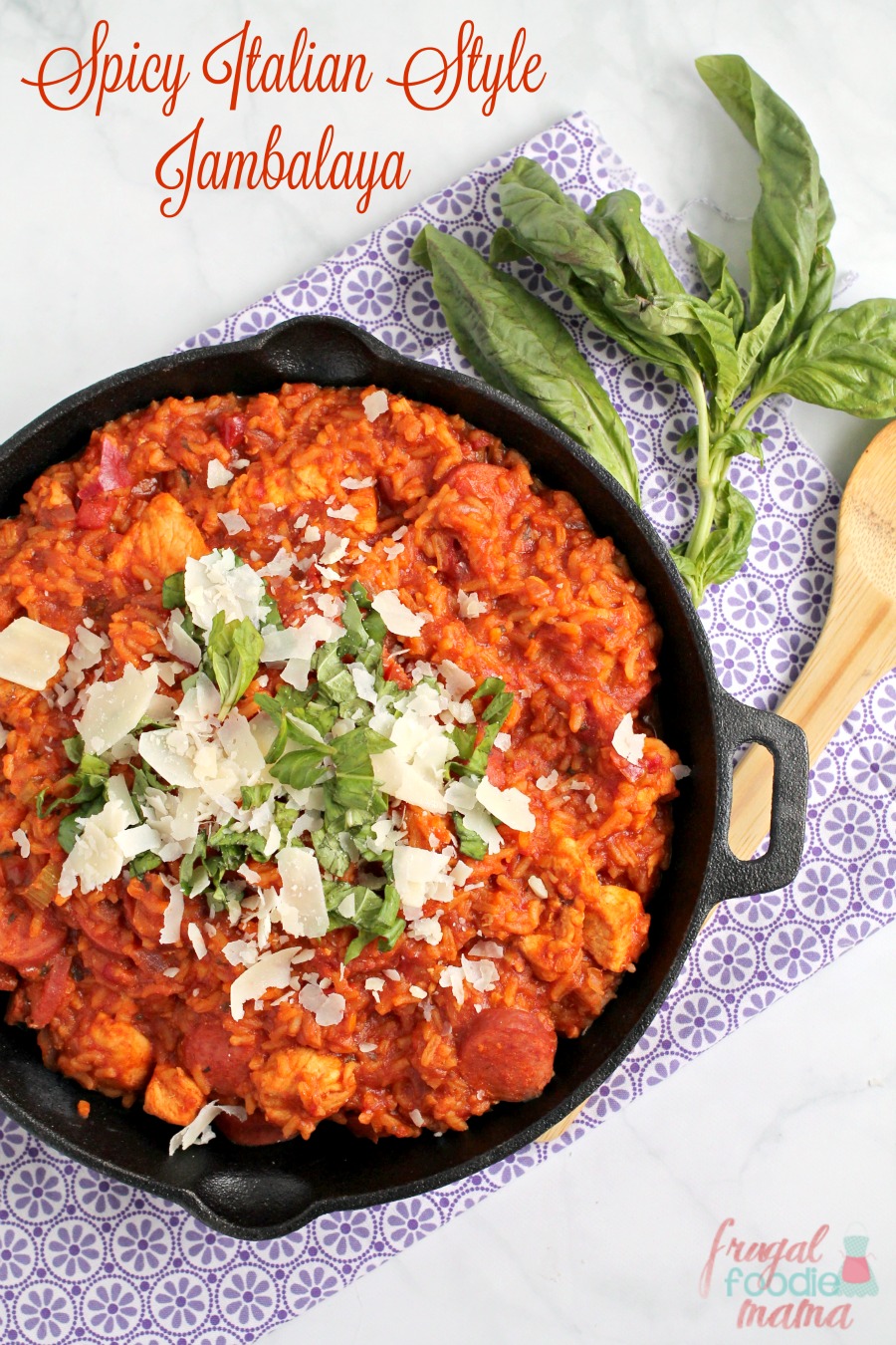 Frugal Foodie Mama Spicy Italian Style Jambalaya