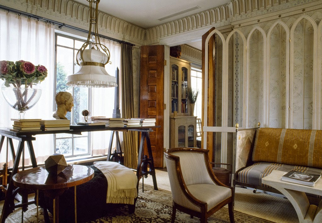 Stephen Sills at home in New York A Whitewashed Beauty