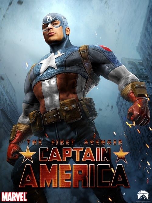 captain america movie poster