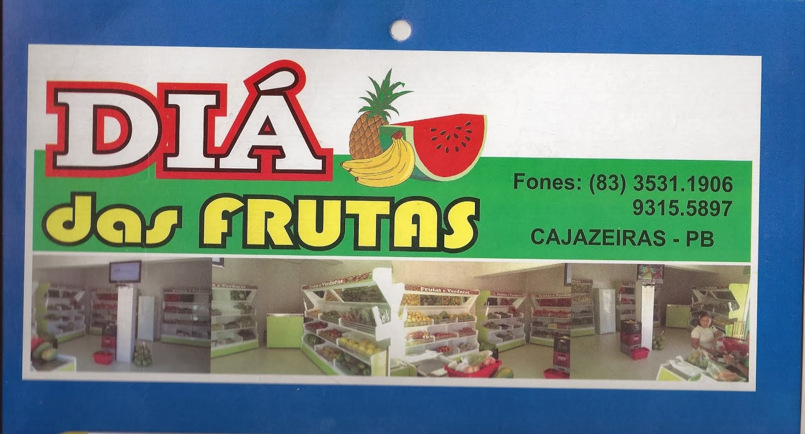 DIA  DAS FRUTAS  EM CAJAZEIRAS VIZ AO BAIRRO SÃO JOSE  NA AV  FRANCISCO MATIAS ROLIM