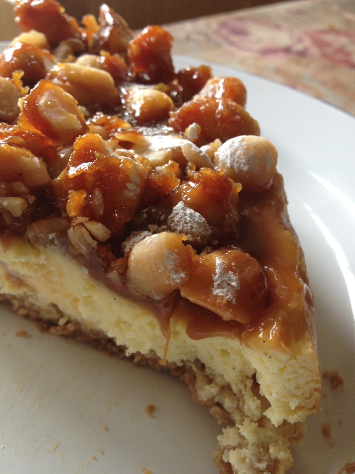 Willow Rose Ottolenghi Caramel and Macadamia Cheesecake