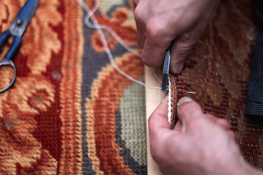 RugArt Rug Repair Rug Restoration Rug Cleaning WINDSOR CASTLE, ST CHAPEL ALTAR