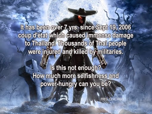 It has been over 7 yrs. since Sept 19, 2006 coup d'état which caused immense damage to Thailand.