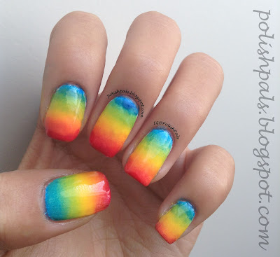 Rainbow Zebra Nails Tutorial