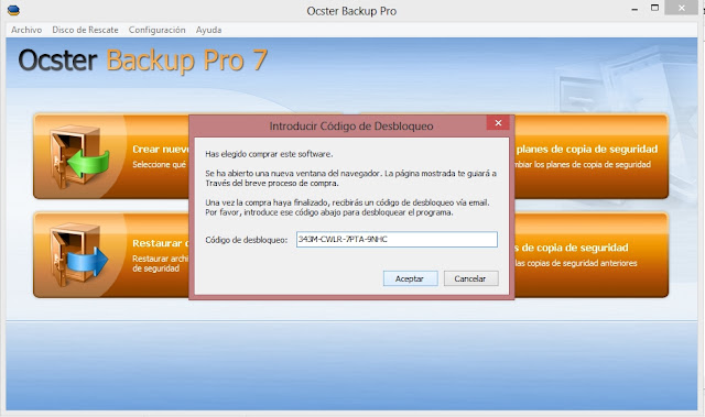 Ocster Backup Pro v7.10 Final Español 2013 Ocster Backup Pro v7.10 Final Español 2013