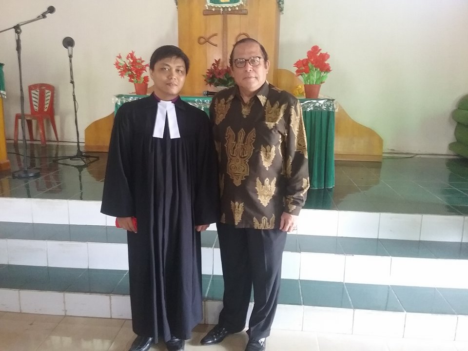 Pdt. Aris Panjaitan dan Erwin Tobing