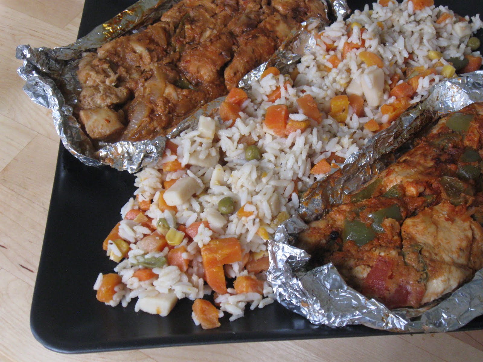 food i make Indian Camp Food Day 1 (Meat lovers lunch)