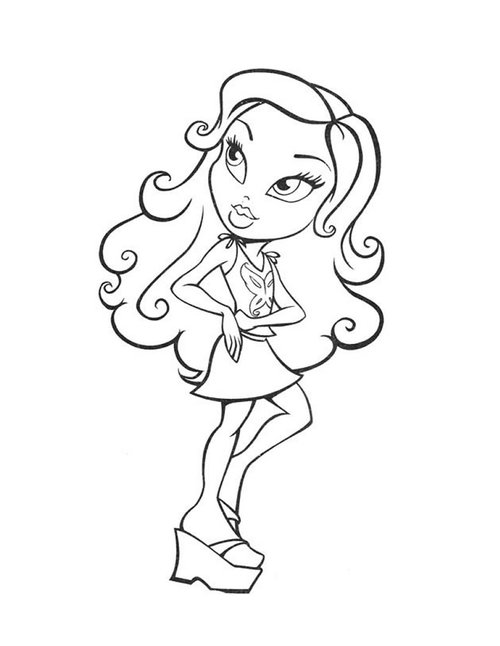 Cute Girl Coloring Pages For Kids >> Disney Coloring Pages
