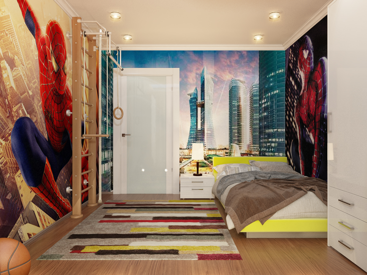 Home Improvement Ideas: DORMITORIO TEMATICO HOMBRE ARANA SPIDER-MAN